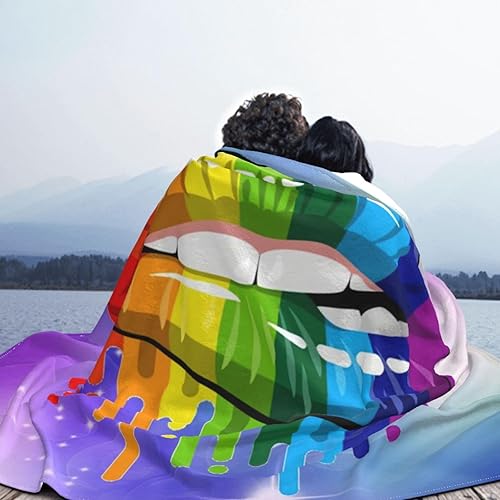 Miniatura 6 de Mantas de forro polar suaves y cálidas para sofá y cama, para todas las estaciones, manta mullida y fresca compatible con LGBT gay homosexual