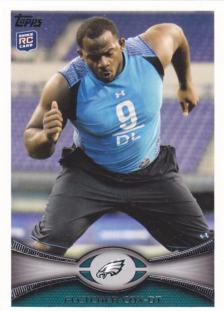 2012 TOPPS FOOTBALL FLETCHER COX RC ROOKIE FOOTBALL CARD