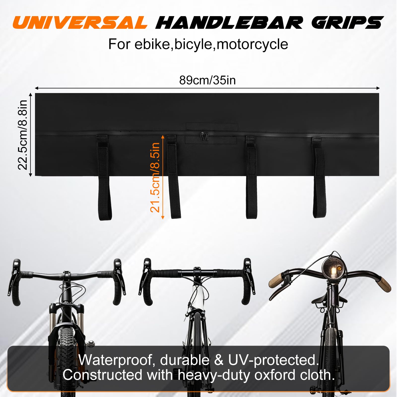 Ebike Transportschutz Set 3 Teilig für Engine, Battery and Handlebars, E-Bike Schutz Für Transport Set-Protects Against Rain, Splash & Dirt-Geeignet für Die Meisten Elektrofahrräder