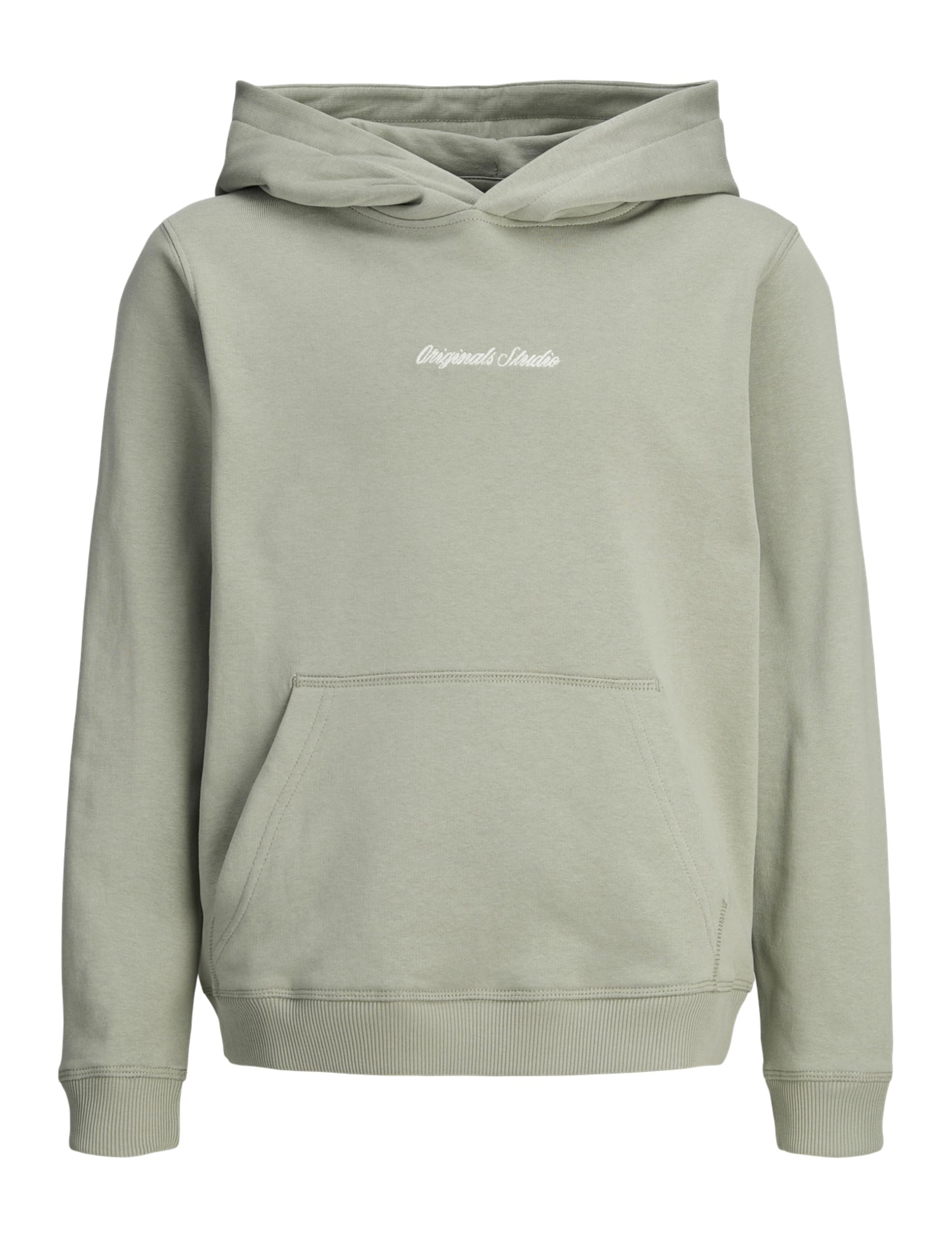 Jack & Jones Men's Seagrass Jornorrebro Emb Sweat Hood Noos Jnr