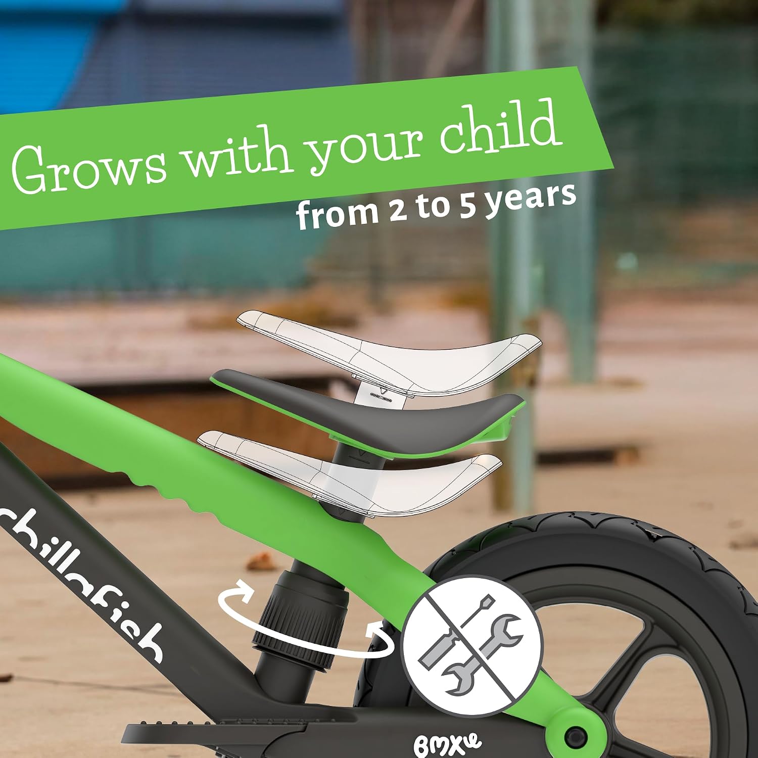 BMXie2 - 12" lightweight balance bike with footbrake