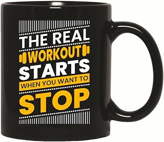 Gifts for Fitness Fanatics to Stay Motivated Beyond Limits 11oz 15oz Black Coffee Mug