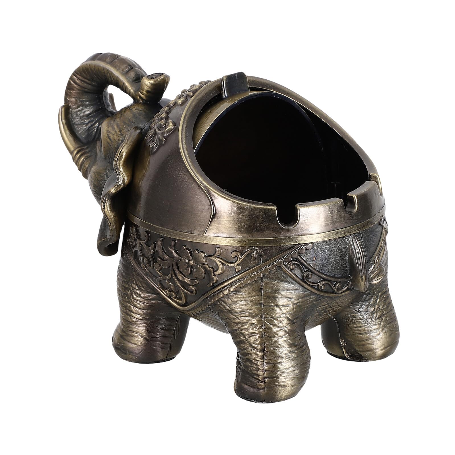 Cendrier éléphant bleu sans fumée idéal pour vos soirées sur la terrasse ou au salon