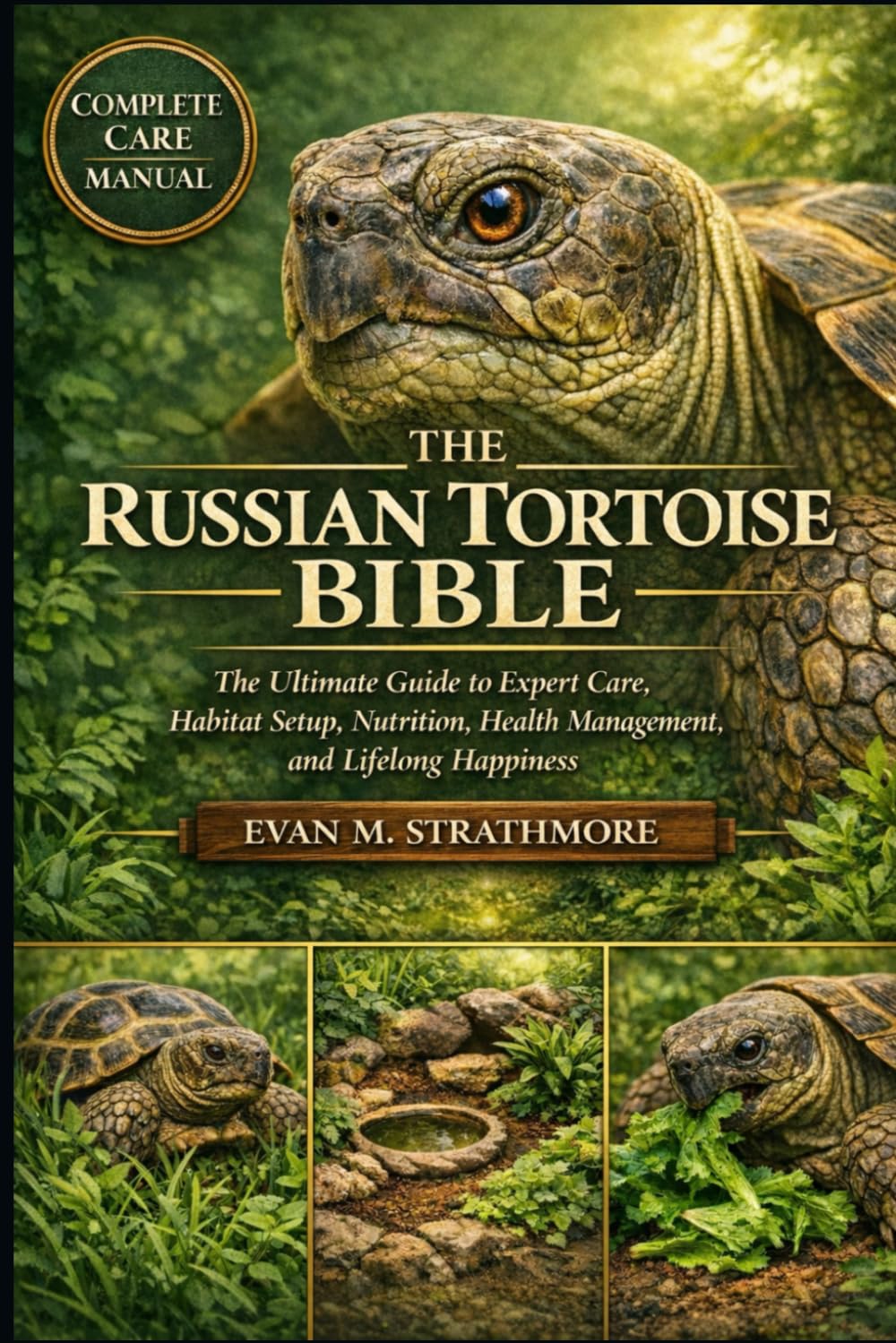 RUSSIAN TORTOISE BIBLE: The Ultimate Guide to Expert Care, Habitat Setup, Nutrition, Health Management, and Lifelong Happiness