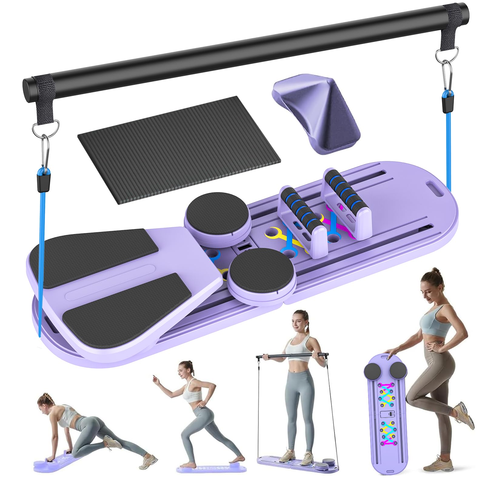 Reformador Pilates Casa Máquina Reformadora De Pilates Plegable