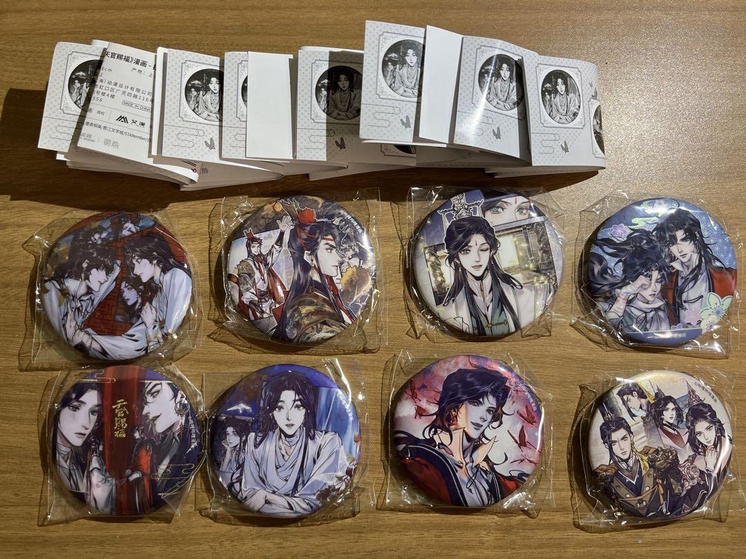 天官賜福 次元波糖コラボカフェ スーツ アクリルスタンドセット UCZT