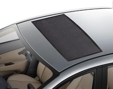 ASUBHA Magnetic Car Sunroof Sun Shade Breathable Mesh, Sunroof Cover, 25.6"39.4" Automotive Sunroof Cling Sun Shade Blocker, Car Accessories Magnetic Auto Moonroof UV Protection Cover for Side Window