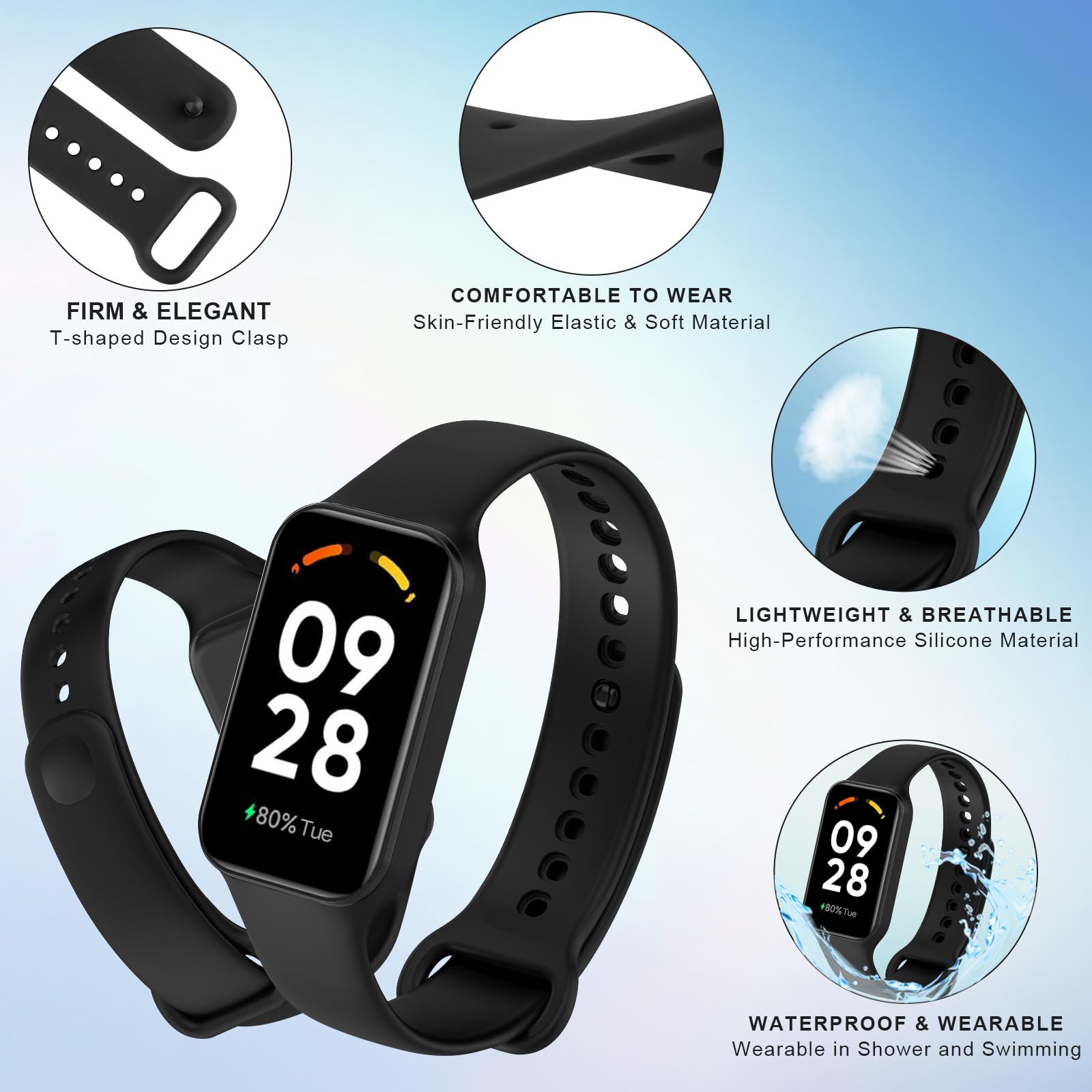 Acquista Cinturino originale per Xiaomi Mi Band 8 Bracciale moda cinturino di ricambio in pelle Miband 8 NFC intrecciato cinturino Smartwatch cinturino in Italia a partire da 7.64