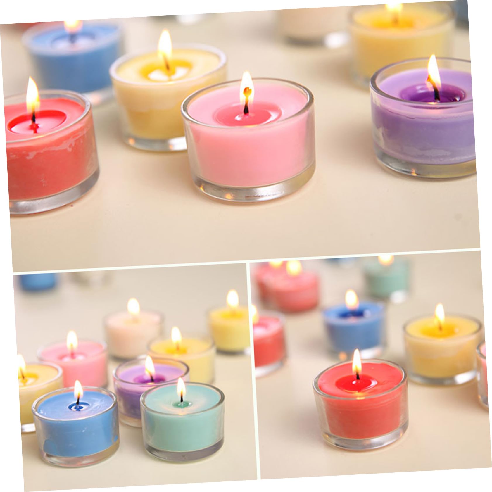 3pezzi Candela Per Piccole Candela Profumate Per Spa e Idea Per e Meditazione