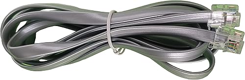Cable de arranque para cajón de efectivo compatible con MMF Kwick Kable PN 226-199EPST10-00, plateado
