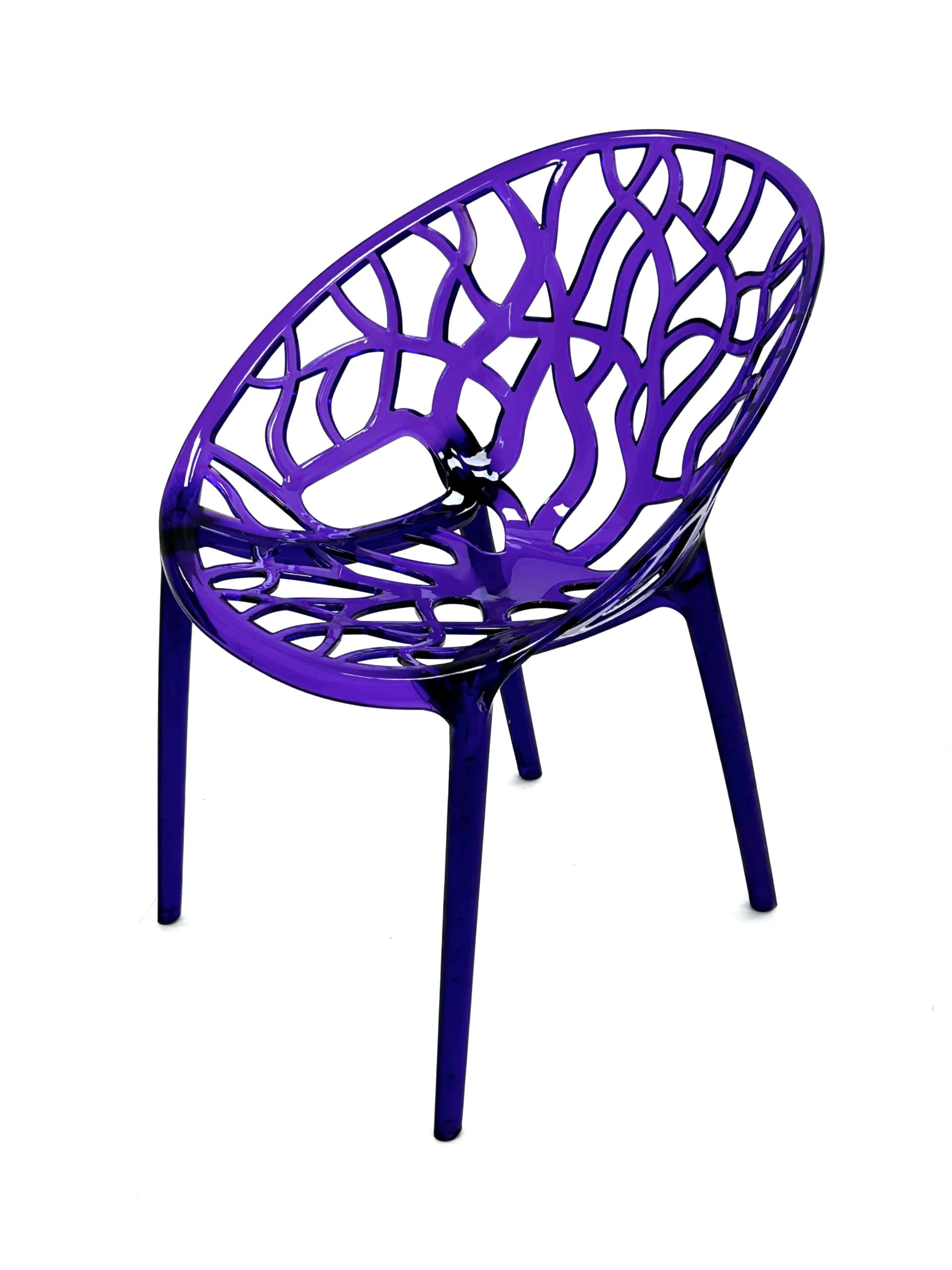 BE Furniture Purple Tree Chairs, Purple Garden Chairs, Weatherproof, Ideal for Home & Commercial Use