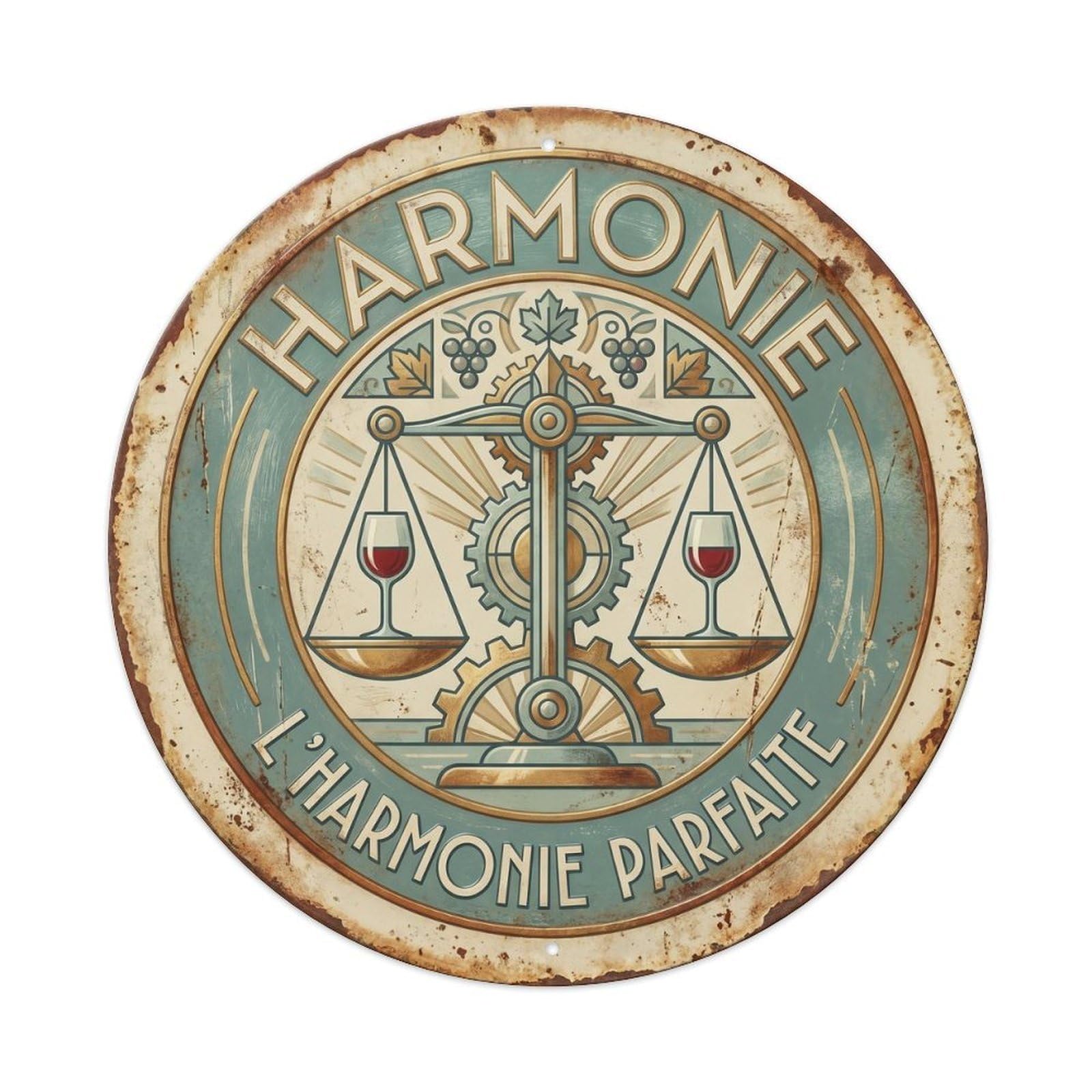 Harmony Humorous Gathering Harmony Metal Tin Sign