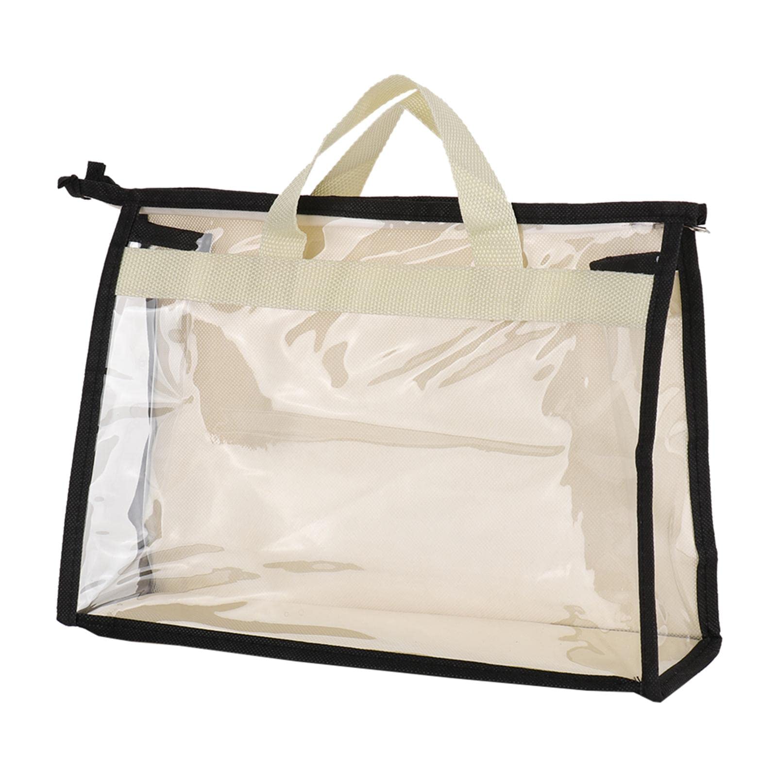MERISHOPP Handbag Organizer for Wardrobe Closet Transparent Storage Container Beige L|Home & Garden|Household Supplies & Cleaning|Laundry Supplies|Hampers-image-11