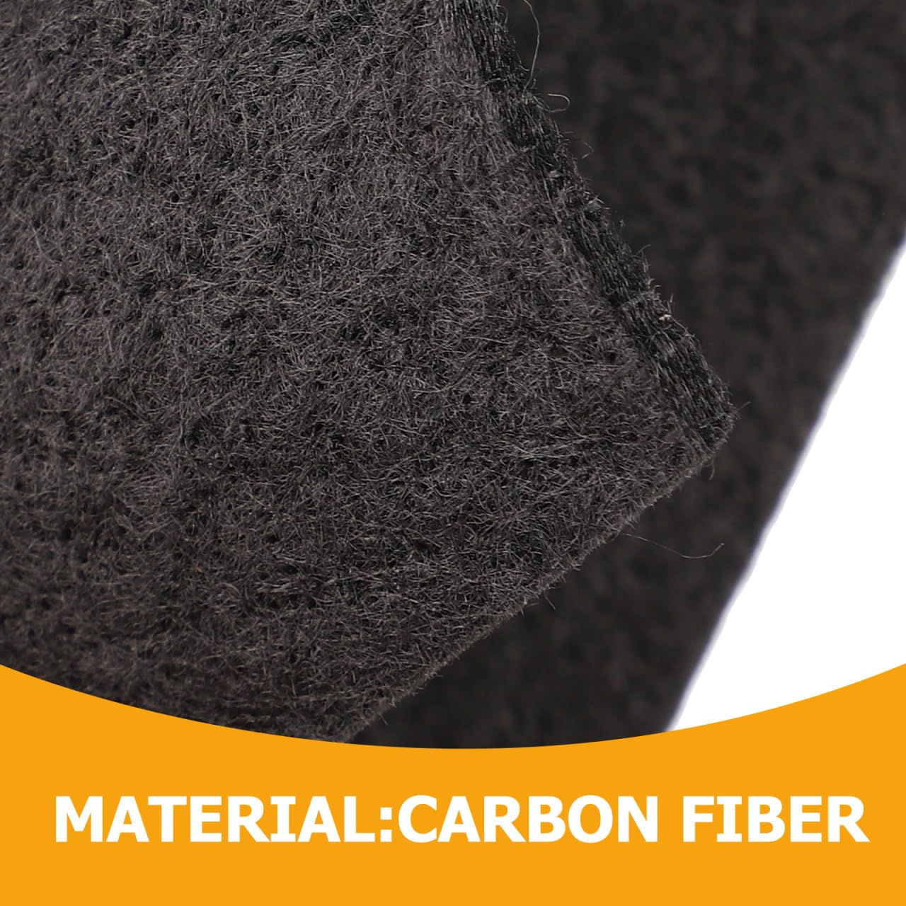 ifundom Graphite Carbon Felt Insulation Blanket 4X4 Inch Fireproof Thermal Pad for Vacuum Furnace Heat Resistance Laboratory & Industrial Use - Image 3