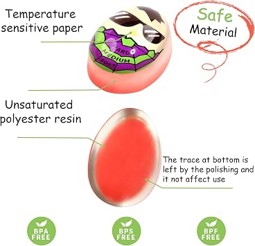 Lasubst Color Changing Egg Timer for Boiling Eggs, Purple & Green