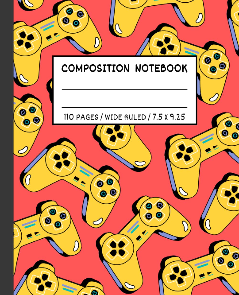 Vast Dominated Composition Pocket book: 2 Composition Notebooks Vast Dominated | The Video Sport Composition Notebooks For Children Boys | Composition Books | Conposition Notebooks | Cuadernos De Composición