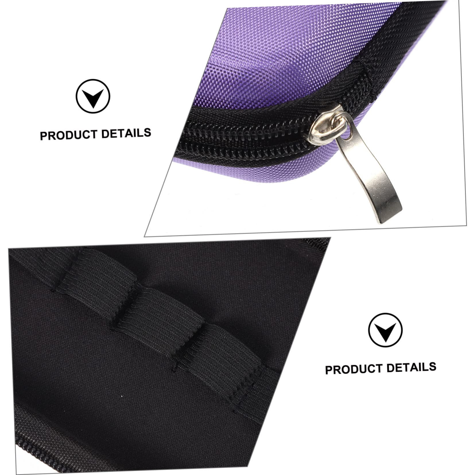 DOITOOL 3pièces Pochette De Rangement Portable pour Huiles Essentielles Organisateur Léger Et Pratique pour Bouteilles Aromathérapie Boîte pour Voyage Et Stockage