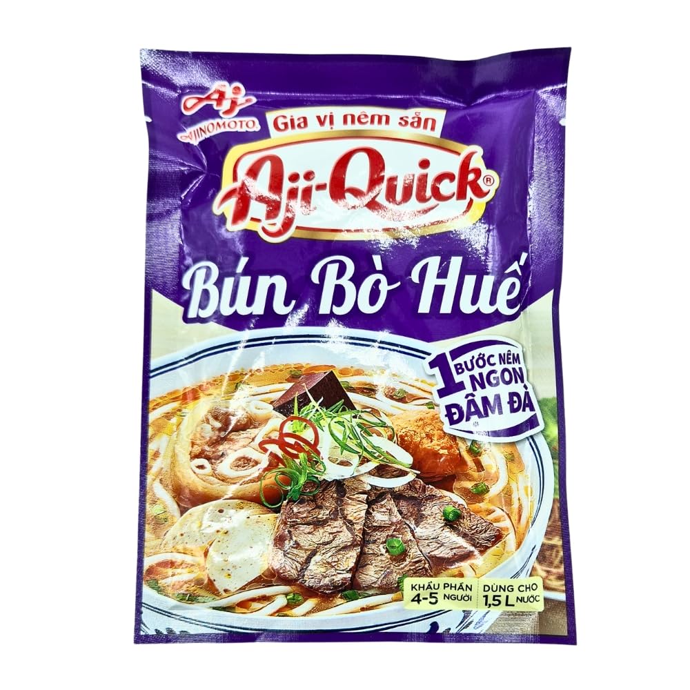 AjiQuick Bun Bo Hue Authentic Vietnamese Soup Base 57g Instant Seasoning