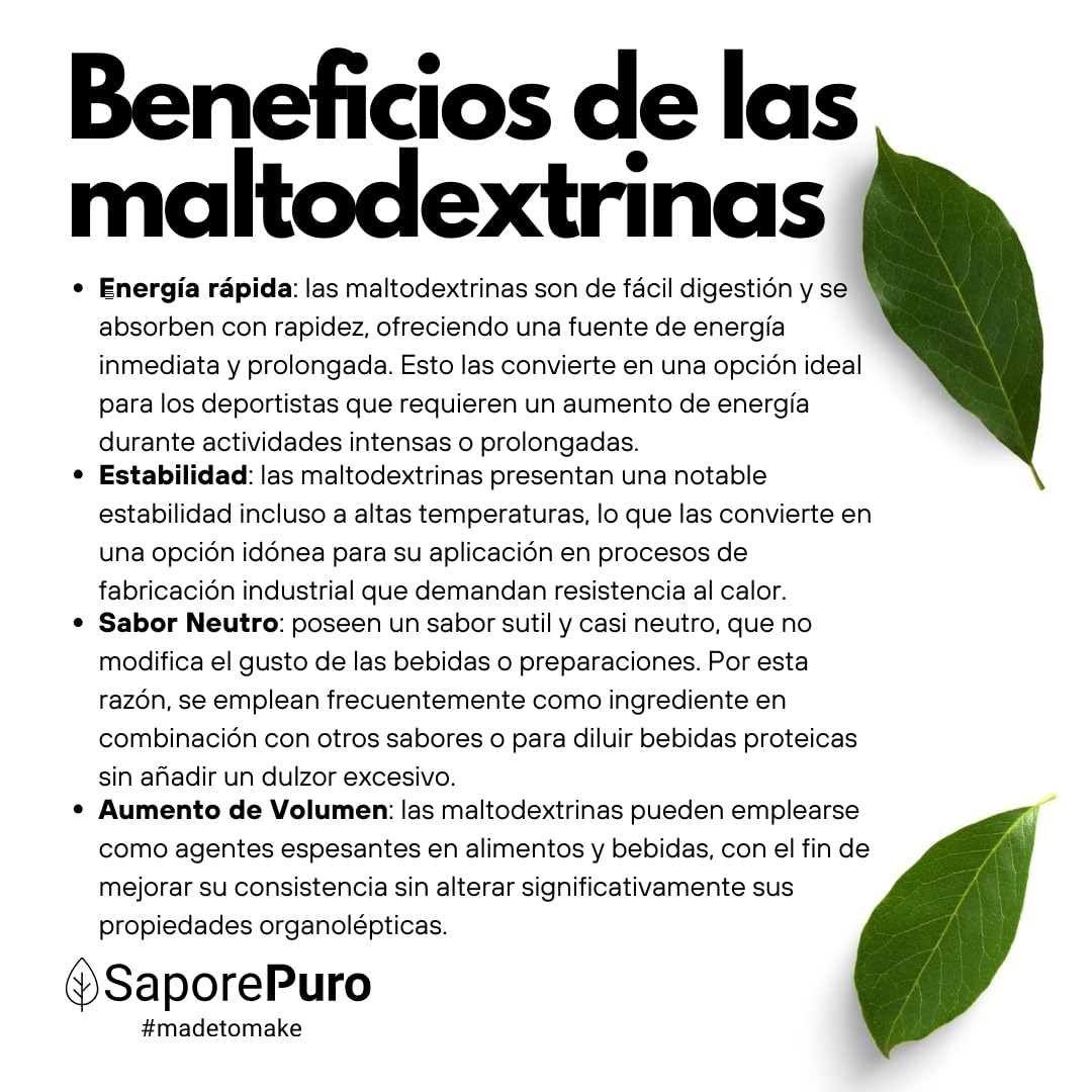 Saporepuro Maltodextrina pura - 1500 gr