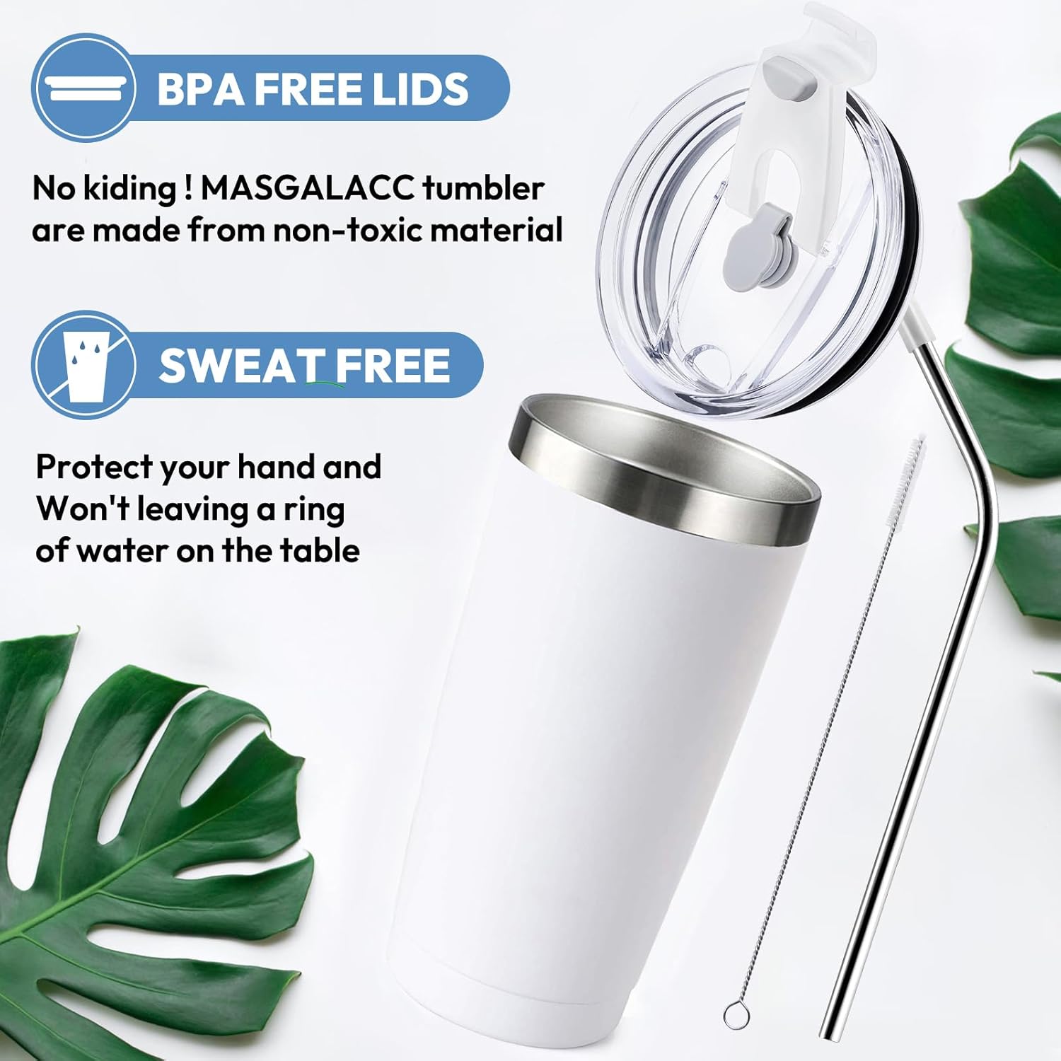 MASGALACC Penguin Gifts for Women - 20oz Penguin Themed Tumbler Mothers Day Gifts With Penguins Figurines Birthday Christmas Ideas for Her - Image 4