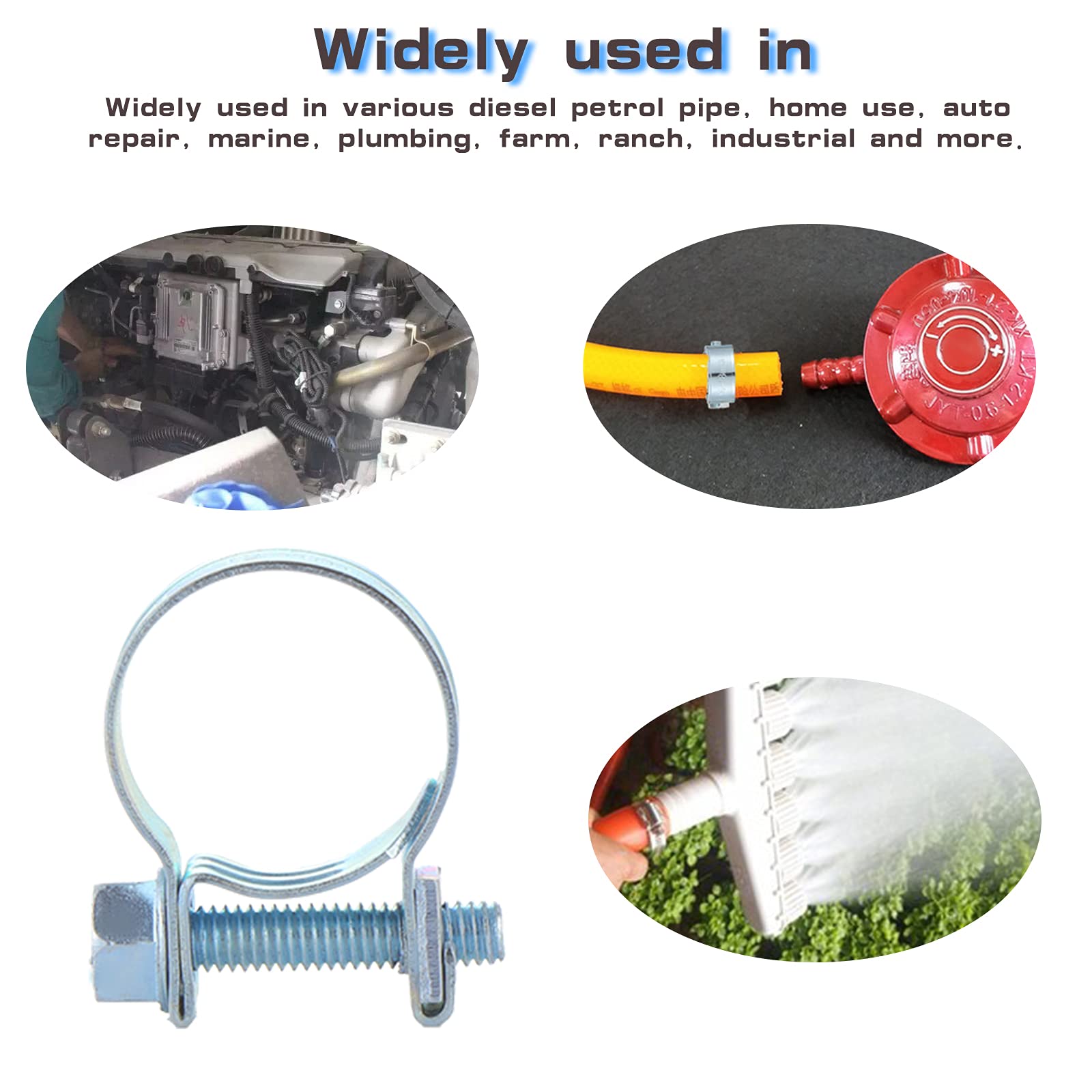 TUBO TUBO CARBURANTE 4 Misure Per Decespugliatore Normali Piccoli Motori 2 Tempi EUR 6,08 - Foto 2