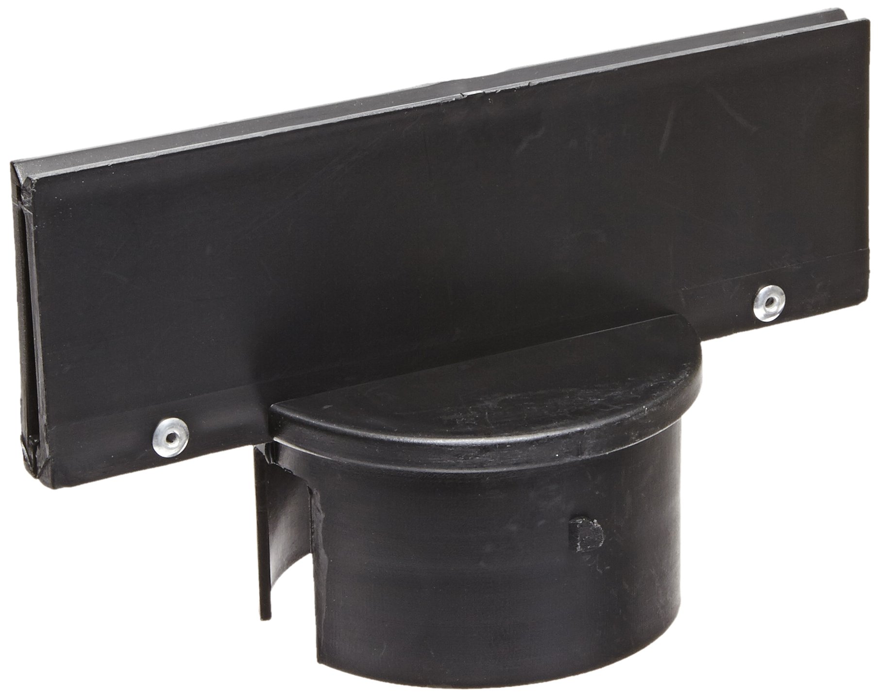 Brady 92137 - Adaptador para señal de poste (tamaño grande, 2 cm de altura x 6 cm de ancho), color negro