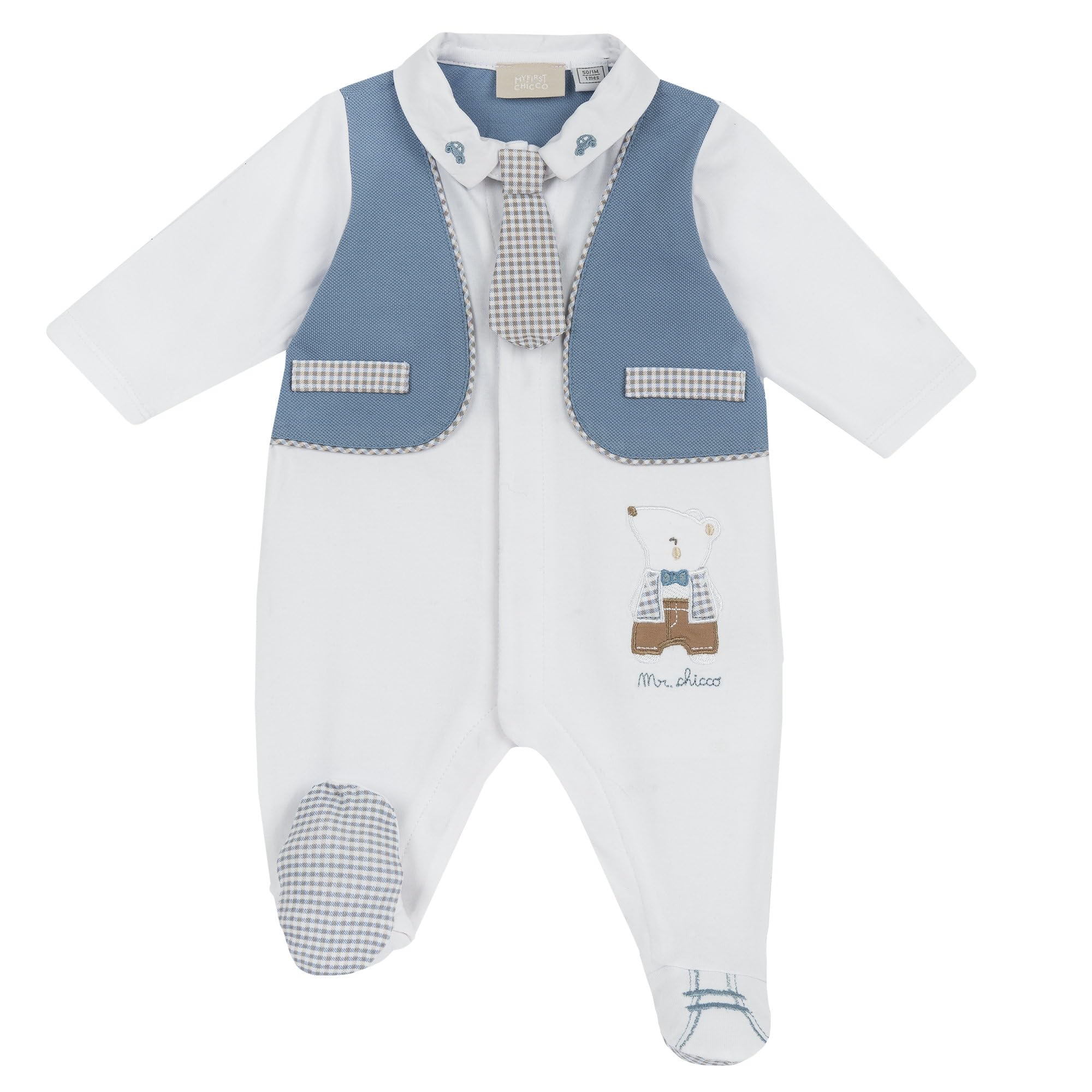 Chicco, Tutina Neonato/Neonata, con Comoda Apertura Frontale con Zip, in Caldo e Morbido Tessuto, Lavabile in Lavatrice, Abbigliamento Neonato/Neonata 0-24 Mesi, Idea Regalo Nascita, Designed in Italy