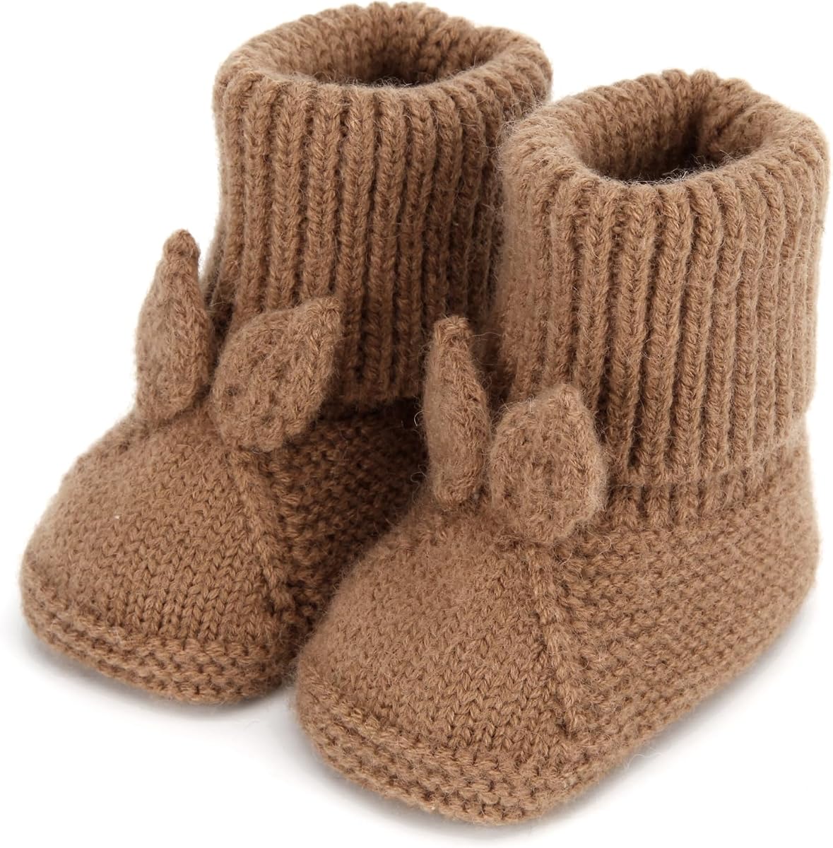 Baby Booties Newborn Shoes Soft First Walking Shoes Warm Cozy Boots for Infant Toddler Boys Girls 0-12 Months