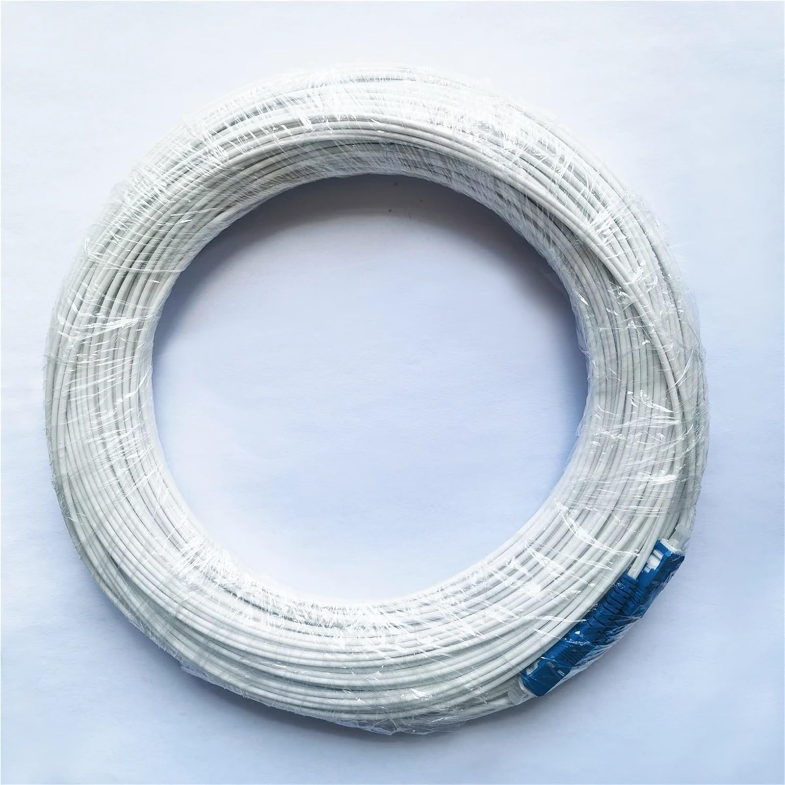 Câble de raccordement optique à fibre de 50 m FTTH SC/UPC-SC/UPC Monomode Simplex Câble de raccordement optique intérieur Câbles d'extension (50 m SCupc vers SCupc)