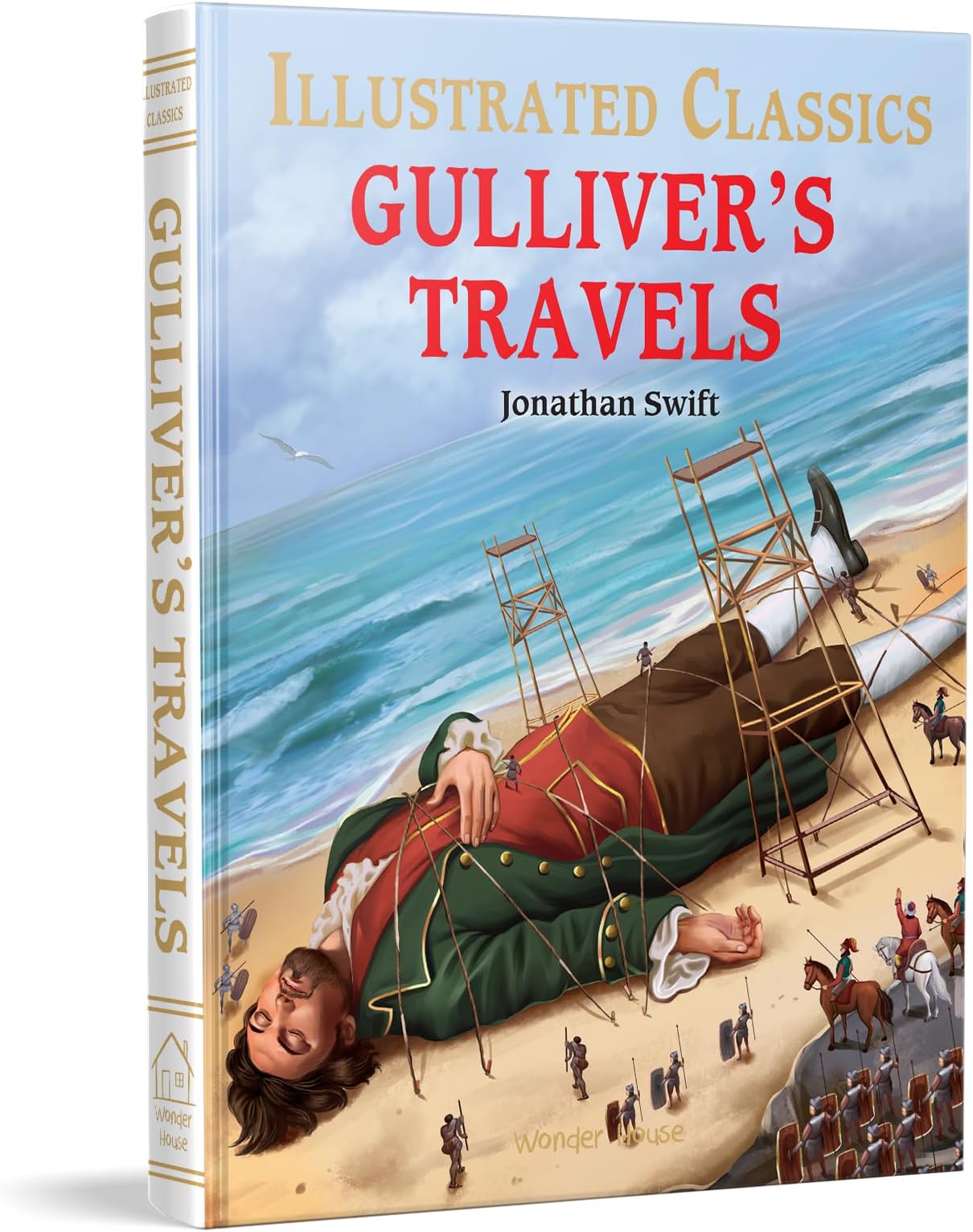 Gulliver Travels : Illustrated Abridged Children Classics English Novel with Review Questions