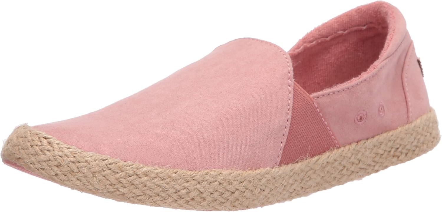 Roxy Women's Brayden Jute Slip on Sneaker Shoe, Blush, 11 M US