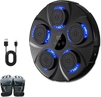 FTJKGH Bluetooth Zenés Boxzsák LED Kijelzővel 9 Sebességfokozat Edzéshez 1