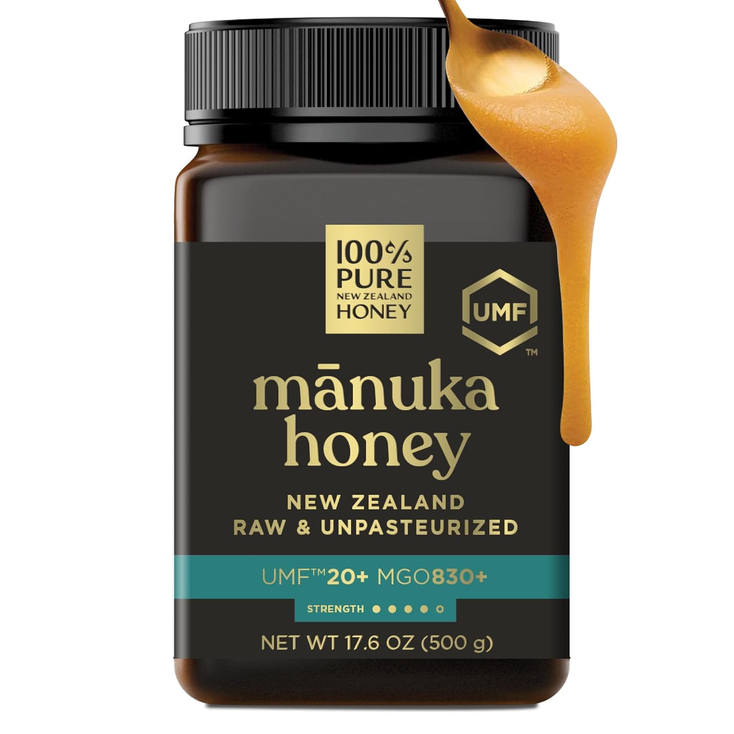 Raw Manuka  UMF 20+ MGO 830+ Certified    8.8 Oz Jar thumbnail