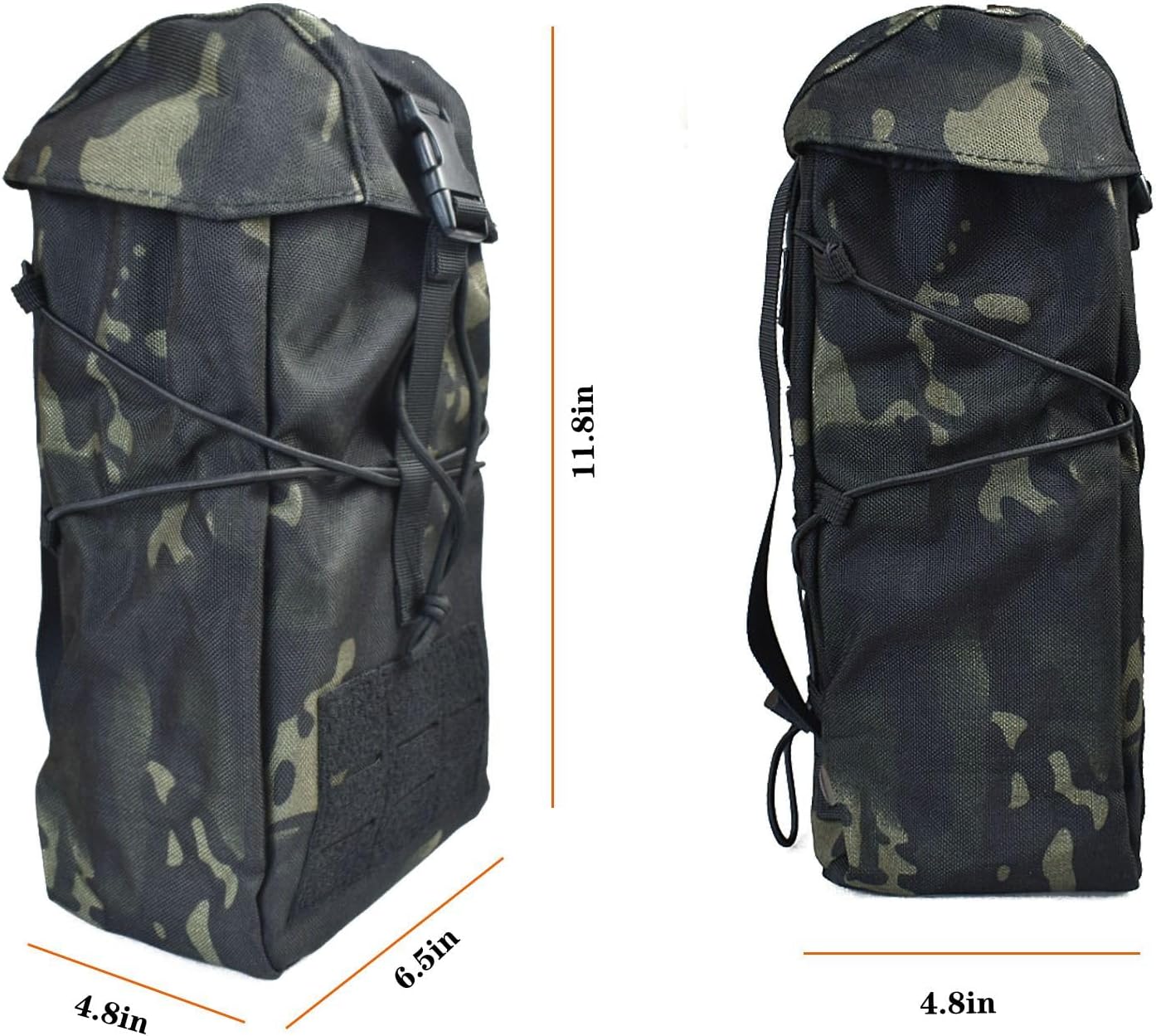 Tactical Molle Pouch Large Capacity Dump Pouch Drawstring Magazine Tactical Utility Pouch Recycling Pouch Bag Belt Waist Bag