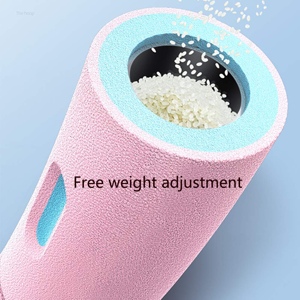Cerchio di fitness Donna Hula Hoops for adulti e adolescenti, 6 Sezione staccabile Registrazione del fattore di ponderazione del cerchio di Hula for adulti, Hoola Hoops for la vita Trainer vita sottil