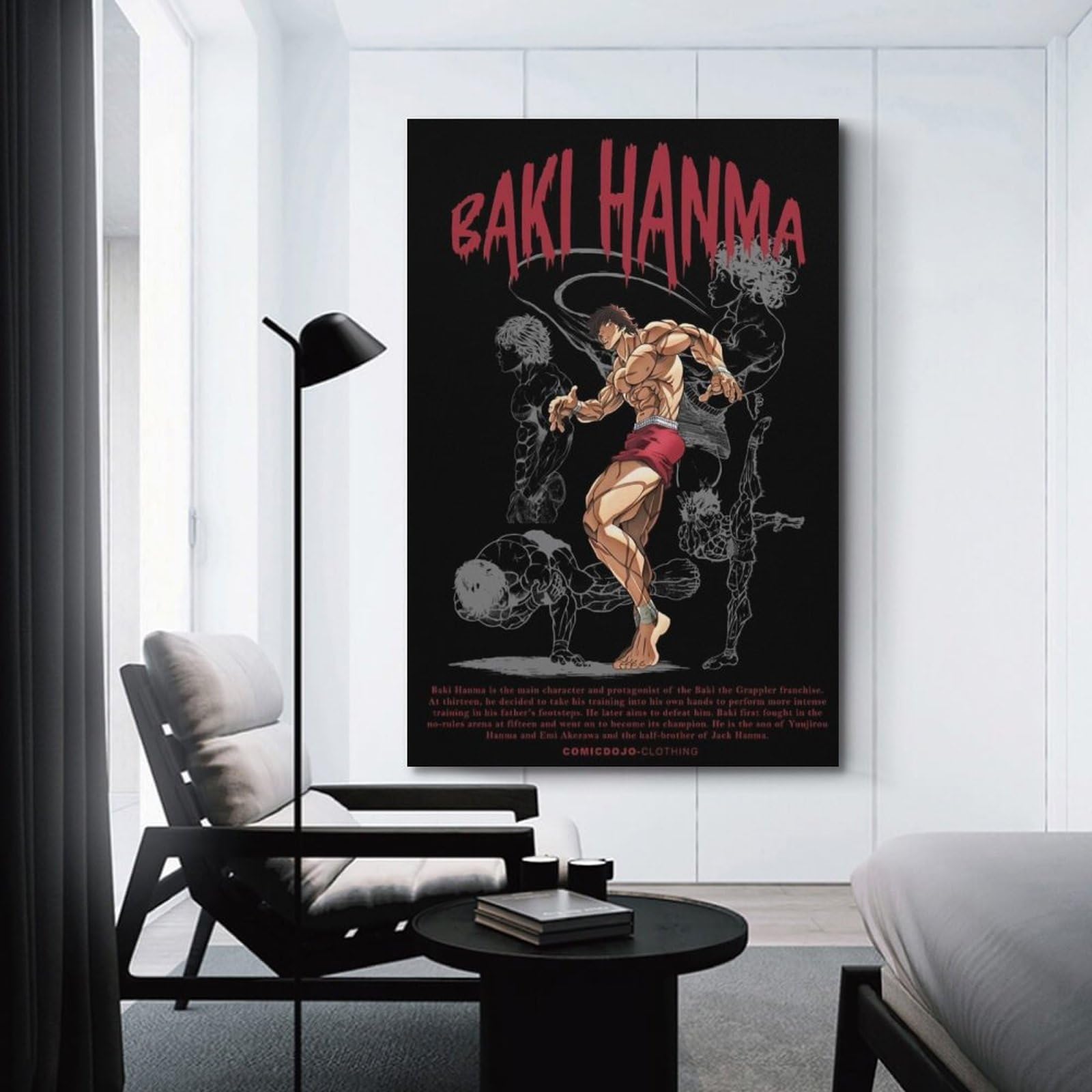 Affiches murales d'anime Baki Hanma, affiches esthétiques pour décoration murale de chambre à coucher, cadeaux, 30 x 45 cm, sans cadre Affiches murales d'anime Baki Hanma, affiches esthétiques pour décoration murale de chambre à coucher, cadeaux, 30 x 45 cm, sans cadre