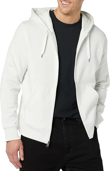 Amazon Essentials Uomo Felpa con Cappuccio e Cerniera Integrale in Pile (Disponibile nelle Taglie Big & Tall) - 3