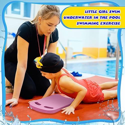 Vista 6 de Sosation Swimming Kickboard Kids Swimming Training Kickboard Pool Swim Board for Kids Swimming Beginner Exercise Azul