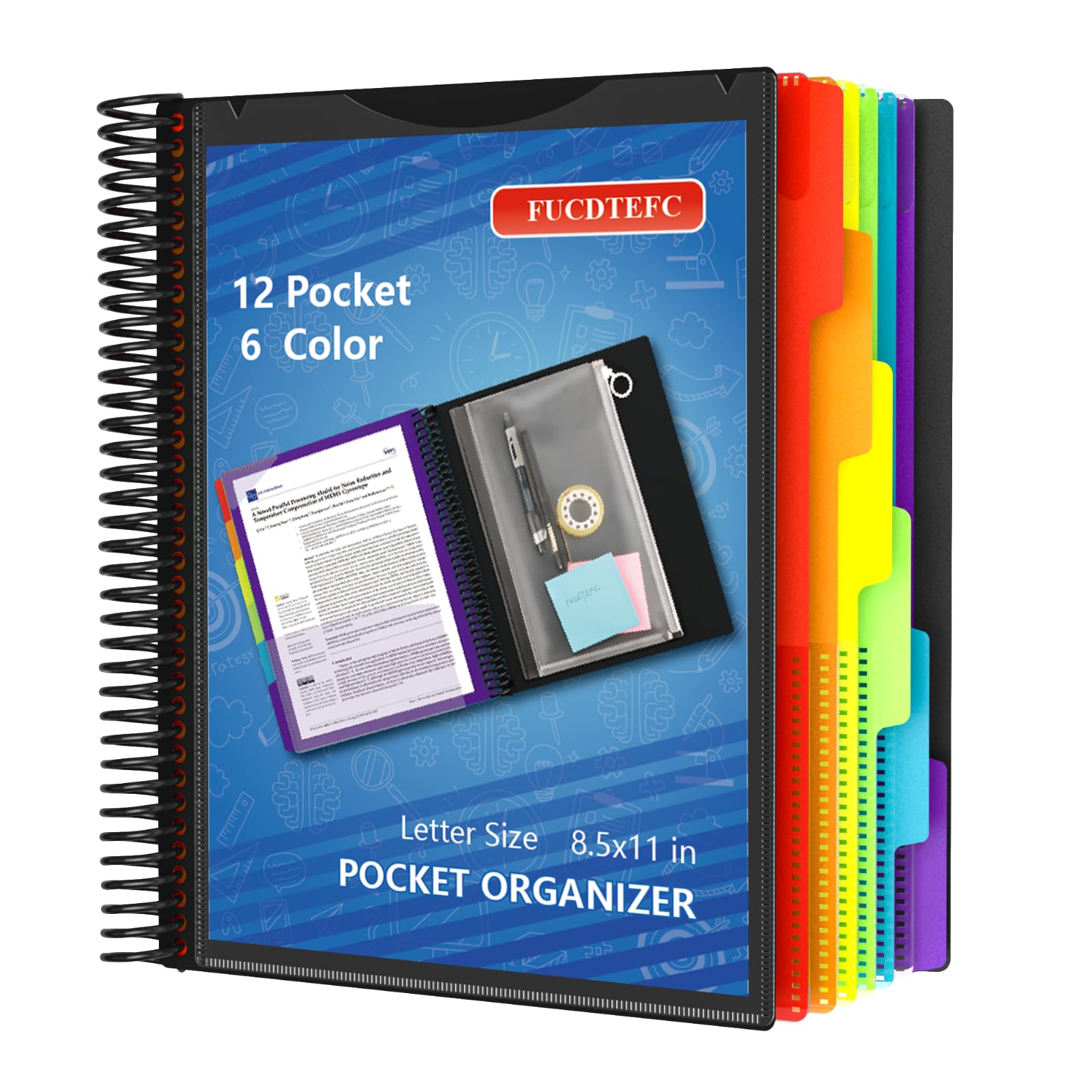Photo 1 of FUCDTEFC 12 Pocket Project Organizer, Black