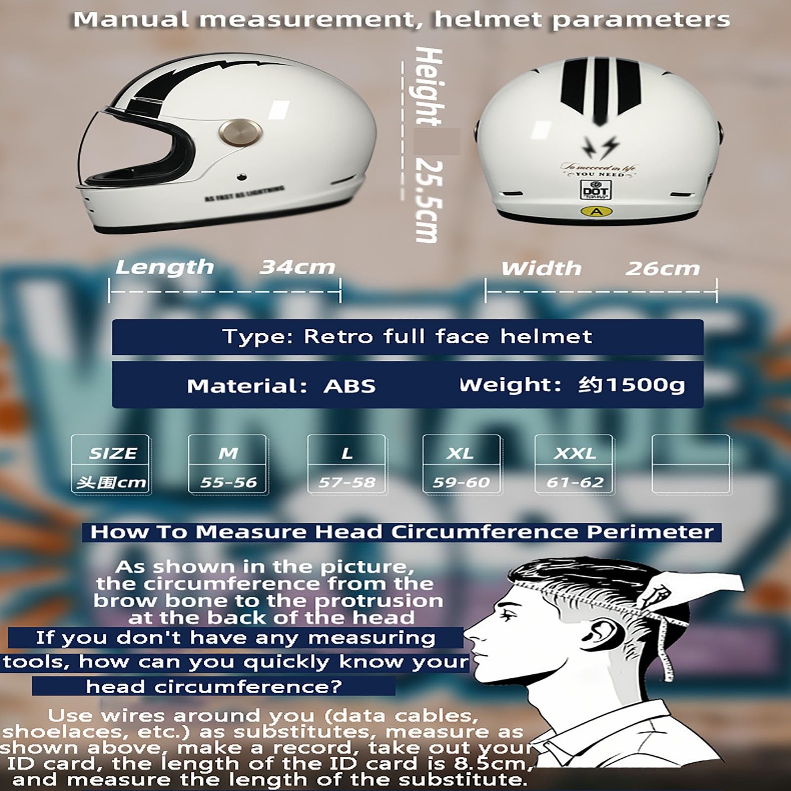 Casco integral retro de crucero, casco de motocicleta para hombres y mujeres, casco de seguridad para las cuatro estaciones, casco unisex, se puede abrir, certificación ECE modular G,L=57-58CM