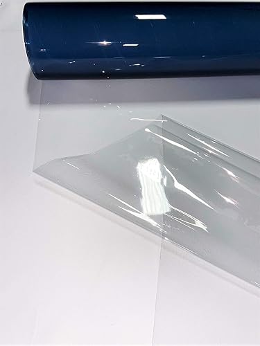 Miniatura 6 de Vinilo marino transparente calibre 20, doble pulido, 54 pulgadas de ancho por 5 yardas