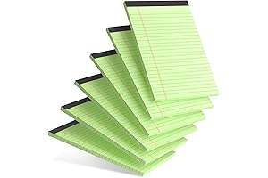 6-Count Eco-Friendly Recycled Notebooks for Note-Taking