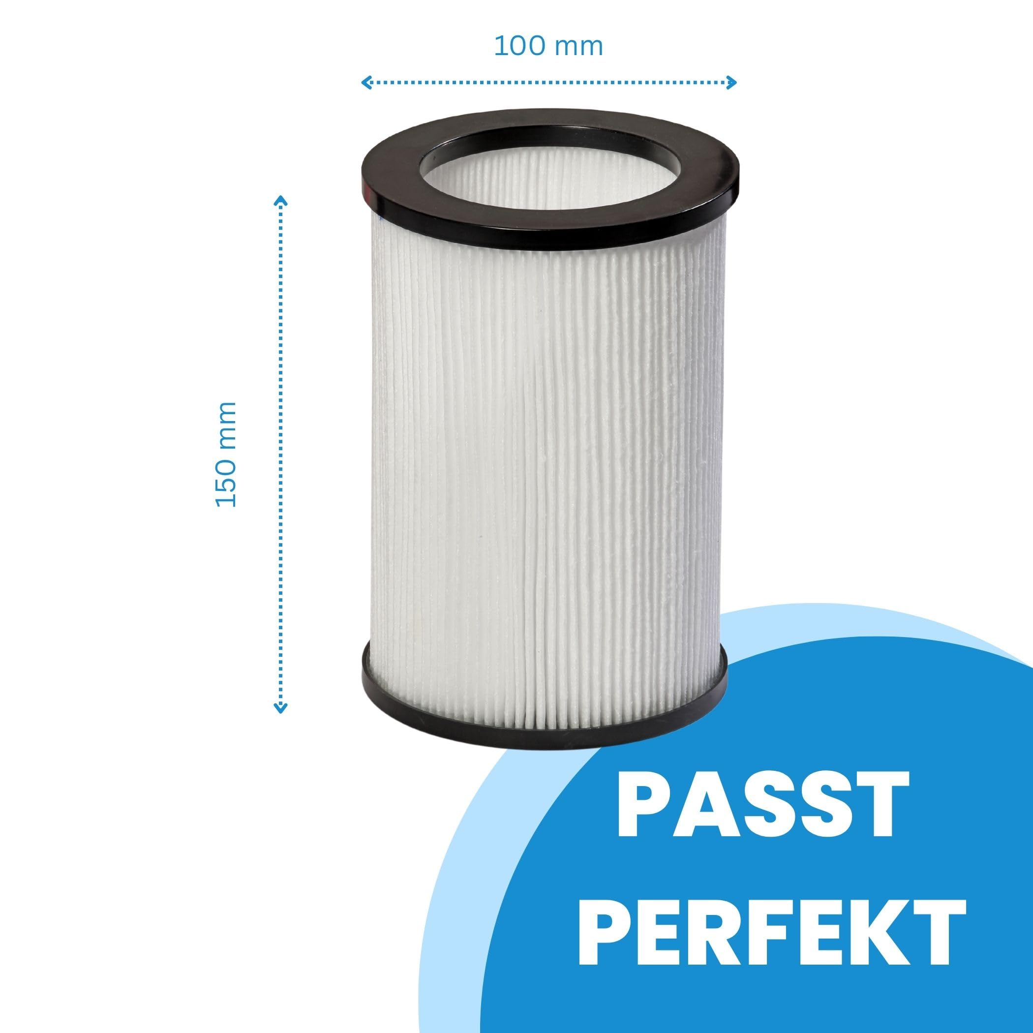 Filter passend für Meltem M-WRG II - Ersatzfiltersets G4+F7, Ersetzt M-WRG-II FS (750000), M-WRG-II FA (750010), Luftfilter für KWL-Lüftungsanlage, Wohnungslüftung, 150 x 100 mm