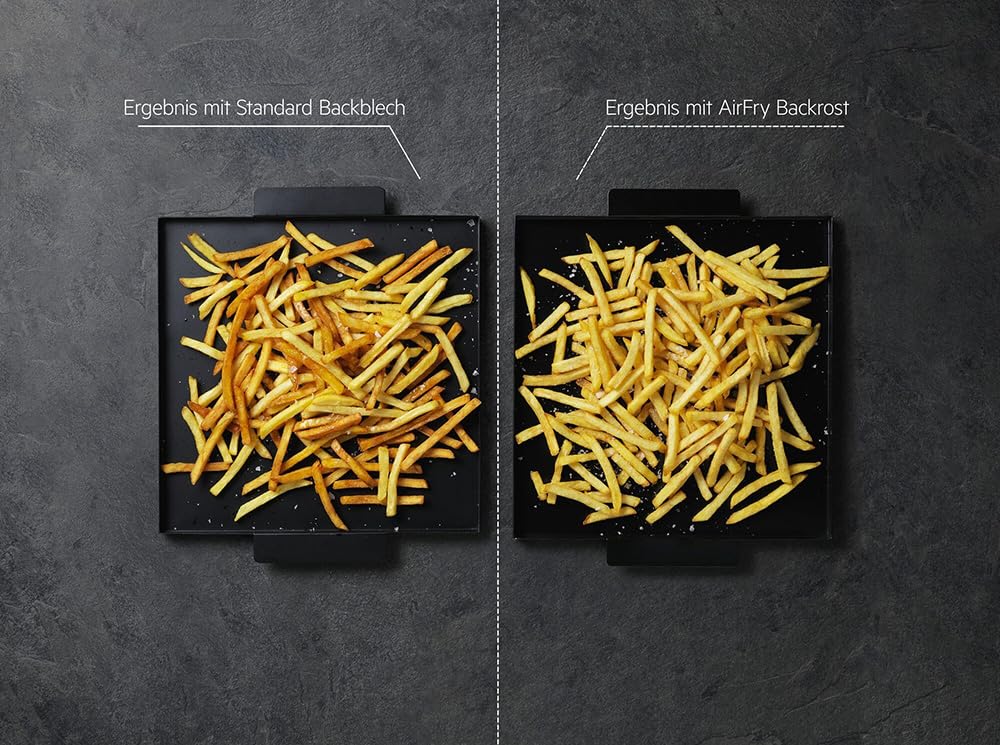 AEG AirFry Backofenrost, Backblech für schonendes frittieren ohne Öl, optimale Luftzirkulation mit Heißluft, knuspirg geröstetes Gemüse & knackige Pommes, COTAIRRACK, BxTxH: 46,8 x 38,2 x 2,4 cm