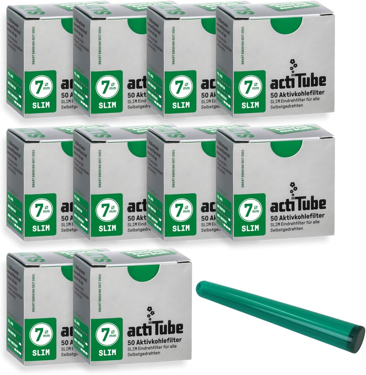 Kogu Set Slim Activated Carbon Filter 7.1 mm – Include J Case, 10x50 (500)