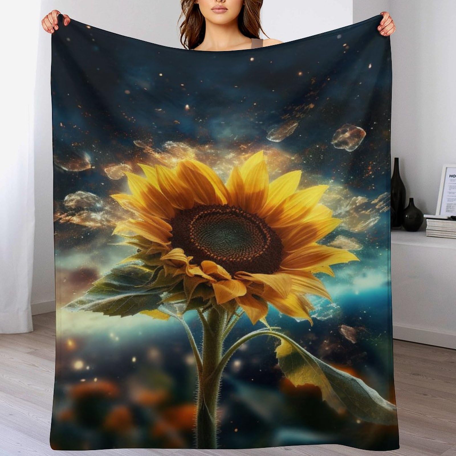 Couverture polaire et tapis douillet pour soirée lecture au chaud sur le canapé 130x180cm