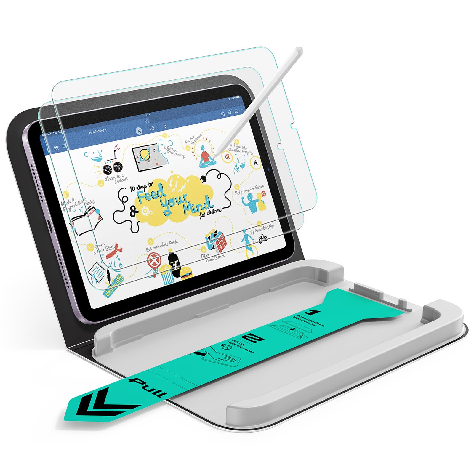 Amazon.co.jp: ESR iPad mini 7/mini 6 ペーパーライクフィルム 2枚