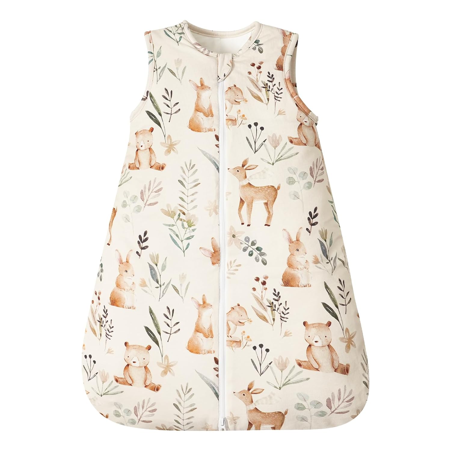 PHF 100% Cotton Baby Sleep Sack 0-6 Months, 2.5 TOG Winter Baby Wearable Blanket with 2-Way Zipper, Warm Comfy Quilted Sleeping Bags, Infant Sleeping Sack for Newborn Boys, Small Size, Woodland PHF 100% Cotton Baby Sleep Sack 0-6 Months, 2.5 TOG Winter Baby Wearable Blanket with 2-Way Zipper, Warm Comfy Quilted Sleeping Bags, Infant Sleeping Sack for Newborn Boys, Small Size, Woodland