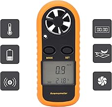 Thermocare anemometer wind speed meter With LCD Backlight Portable Digital