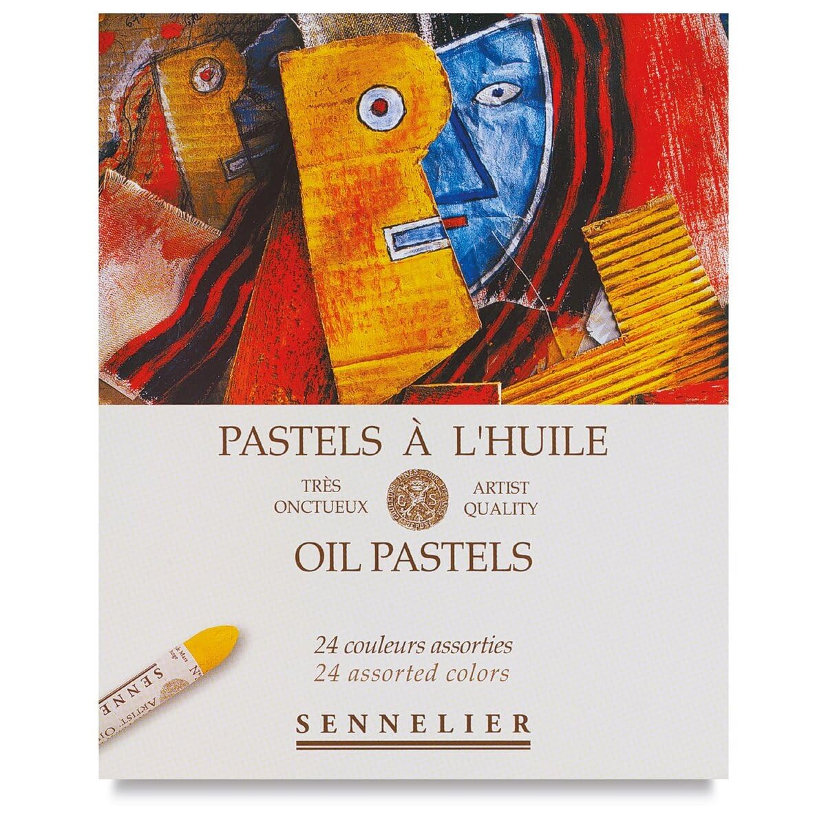 Sennelier Huile pastels – Lot de 24 couleurs assorties